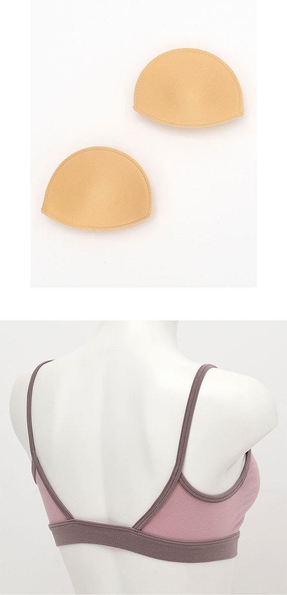 ウンナナクール une nana cool カラーブロッキング ノンワイヤー ブラジャー 単品