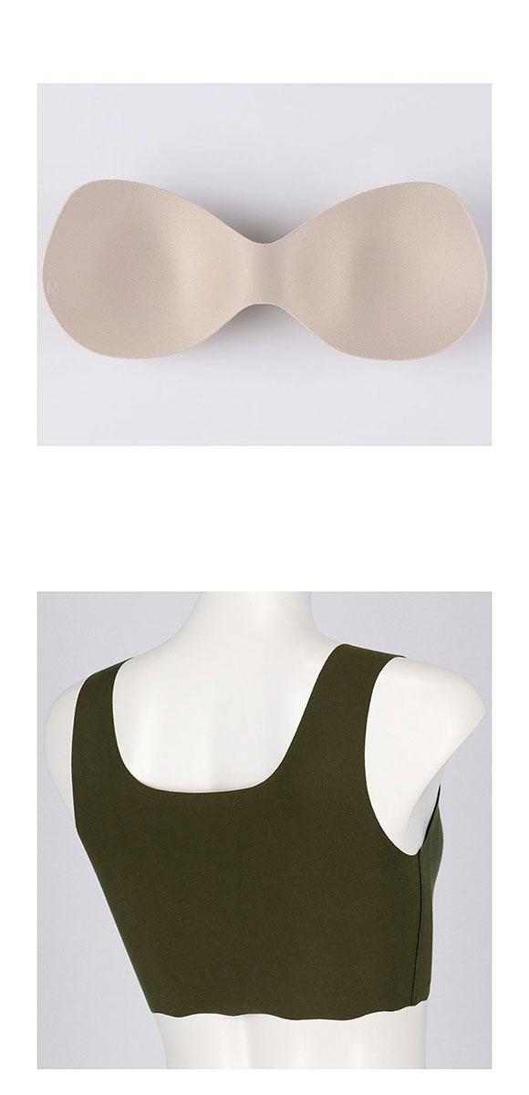 ウンナナクール une nana cool 綿混 フラット仕上げノンワイヤーブラジャー フルカップ ブラジャー 単品