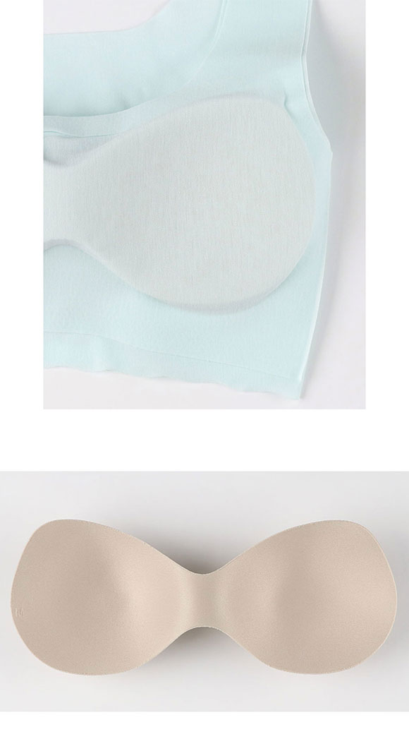 ウンナナクール une nana cool 綿混 フラット仕上げノンワイヤーブラジャー フルカップ ブラジャー 単品