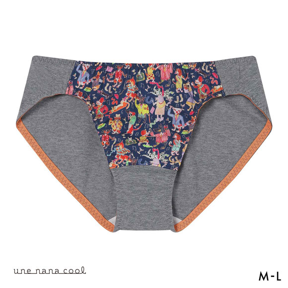 ウンナナクール MADE WITH LIBERTY FABRIC 綿混 ショーツ une nana cool
