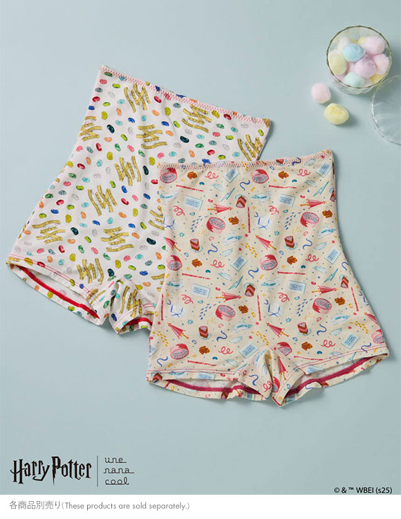 ハリー・ポッター × ウンナナクール Harry Potter ボーイレングスショーツ ハラマキ付きショーツ une nana cool
