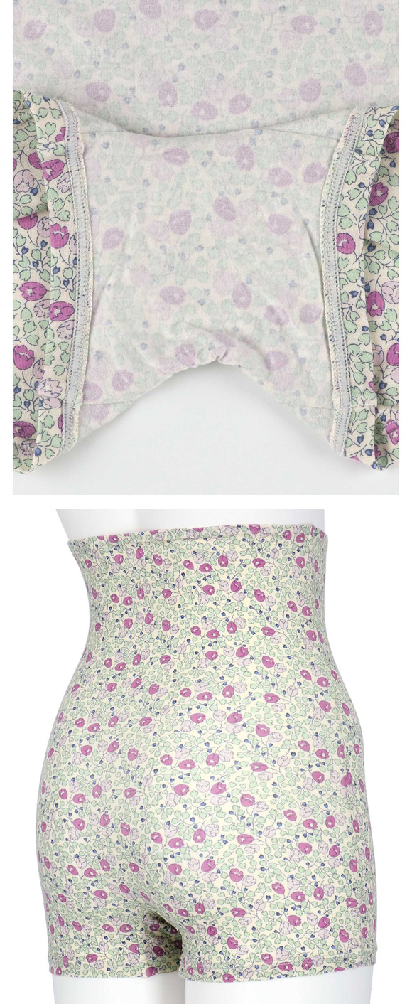 ウンナナクール une nana cool MADE WITH LIBERTY. FABRIC ハラマキ付きショーツ 単品