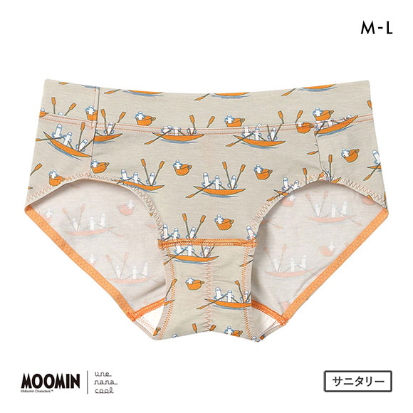 ウンナナクール MOOMIN × une nana cool サニタリーショーツ ムーミン 羽付きナプキン対応