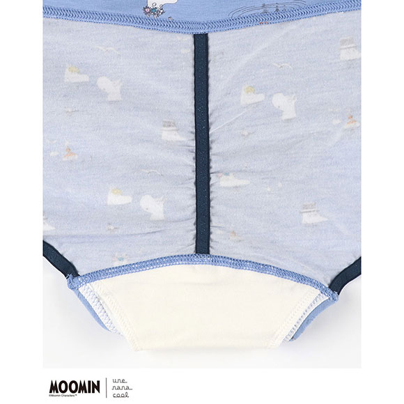 ウンナナクール MOOMIN × une nana cool サニタリーショーツ ムーミン 羽付きナプキン対応