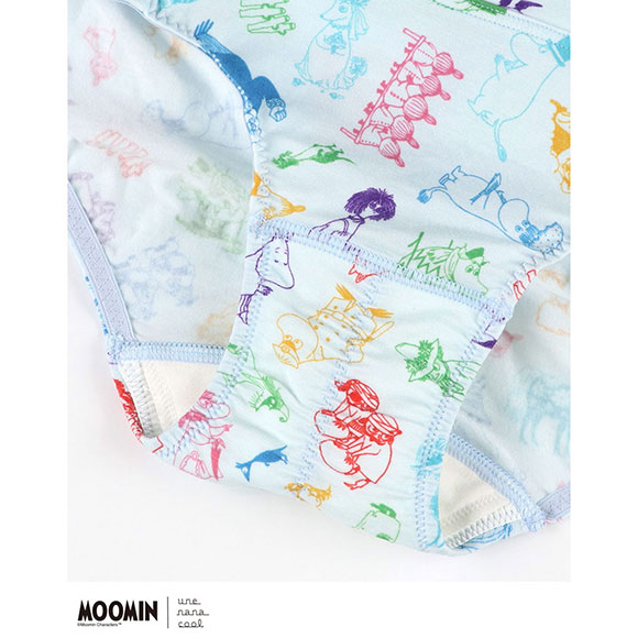 ウンナナクール MOOMIN × une nana cool サニタリーショーツ ムーミン 羽付きナプキン対応