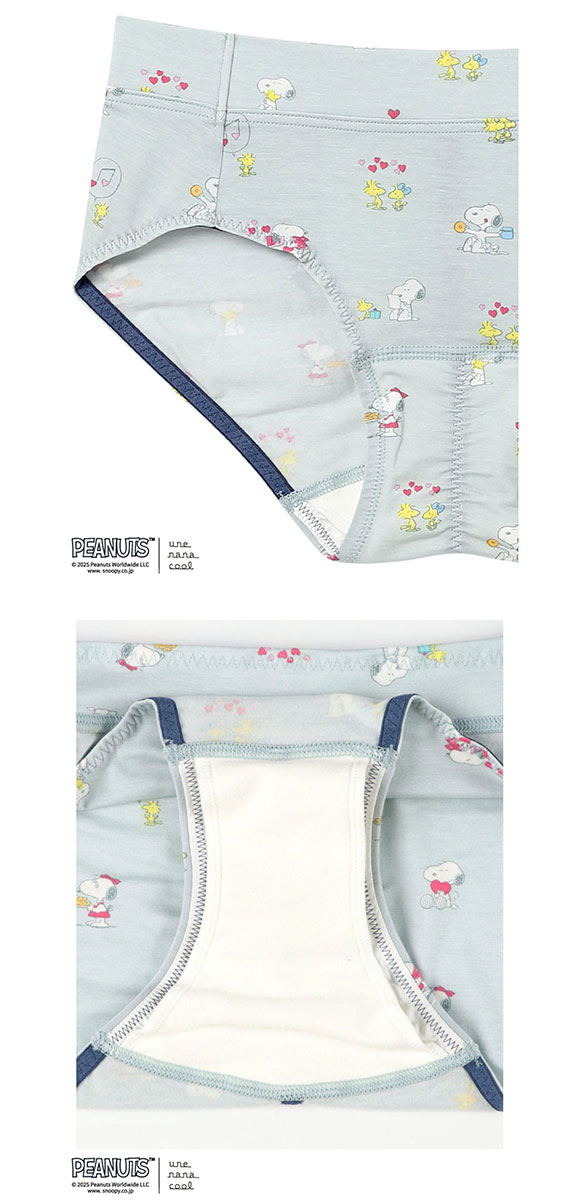ウンナナクール PEANUTS × une nana cool ショーツ スタンダード スヌーピー