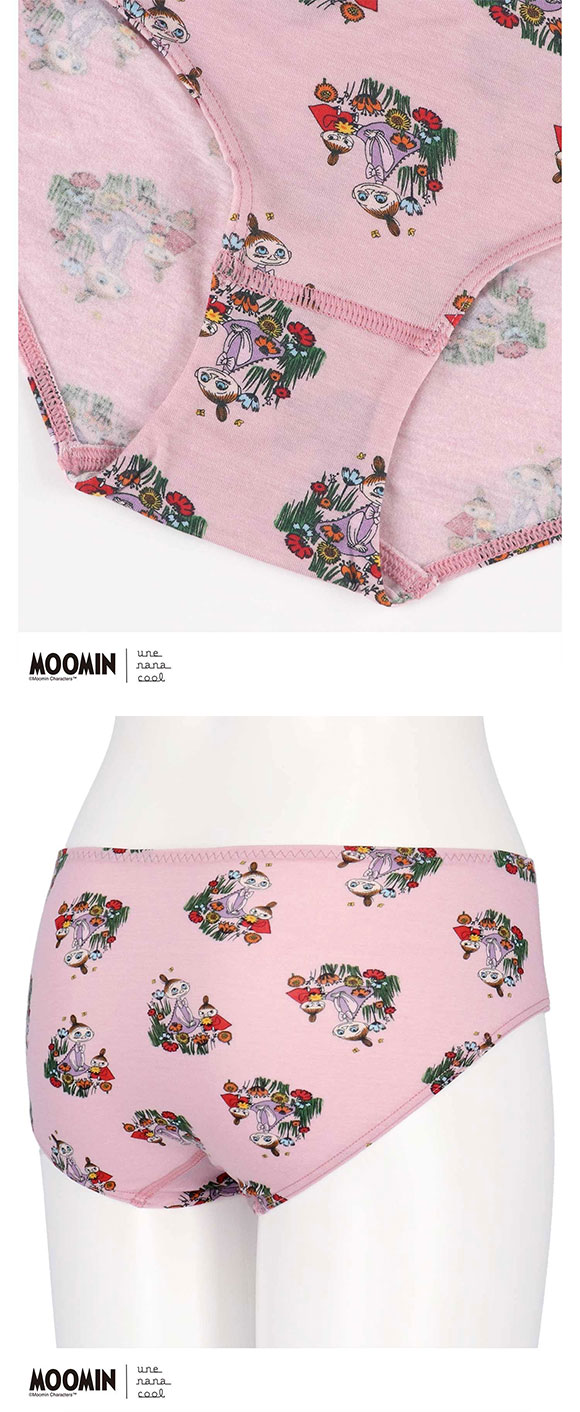 ウンナナクール MOOMIN × une nana cool ショーツ スタンダード ムーミン