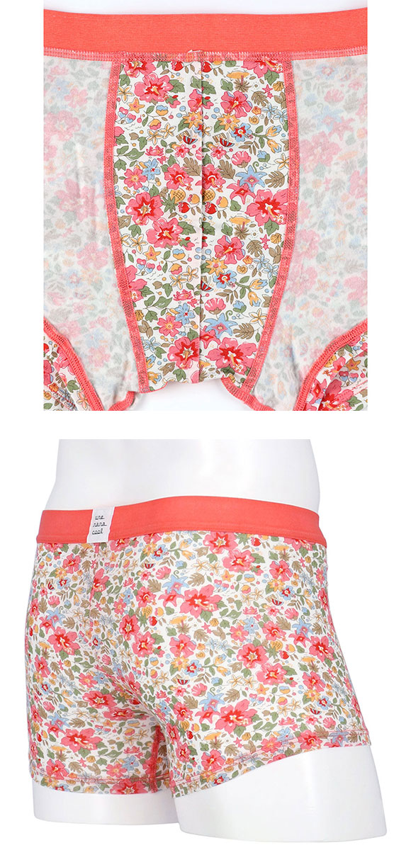 ウンナナクール une nana cool MADE WITH LIBERTY. FABRIC メンズパンツ トランクス 前閉じ