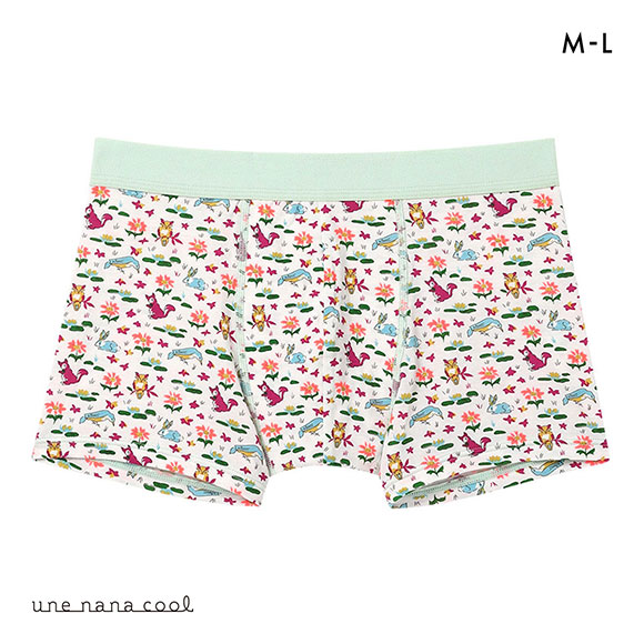 ウンナナクール MADE WITH LIBERTY. FABRIC メンズパンツ トランクス 前閉じ une nana cool