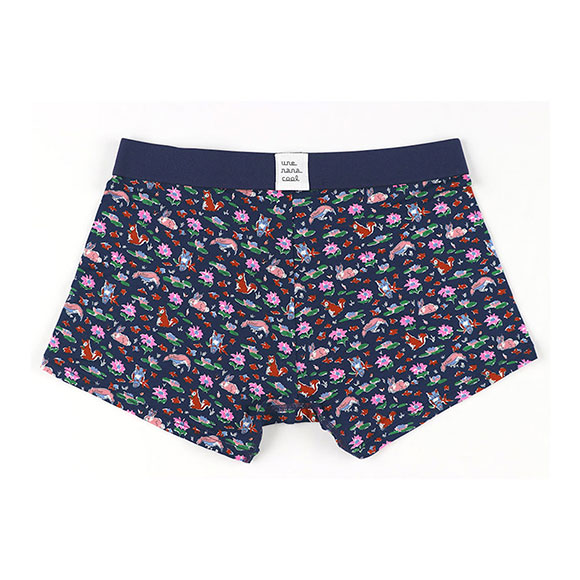 ウンナナクール MADE WITH LIBERTY. FABRIC メンズパンツ トランクス 前閉じ une nana cool