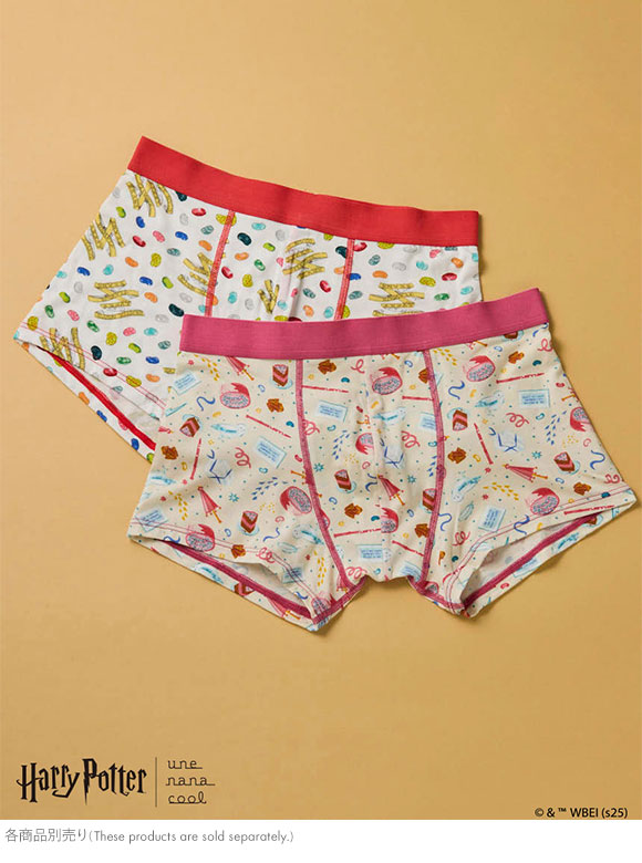 ハリー・ポッター × ウンナナクール Harry Potter メンズボクサーパンツ une nana cool
