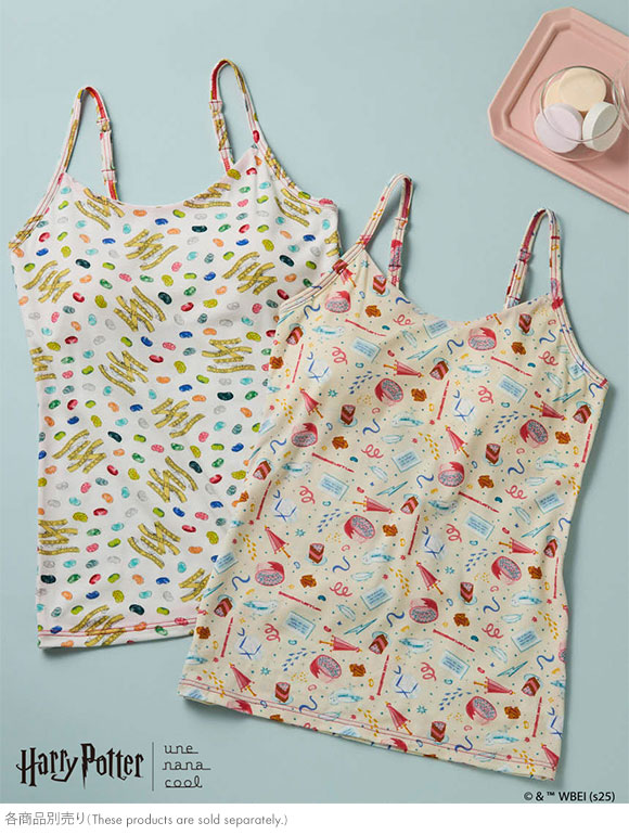ハリー・ポッター × ウンナナクール Harry Potter カップ付きインナー キャミソール une nana cool