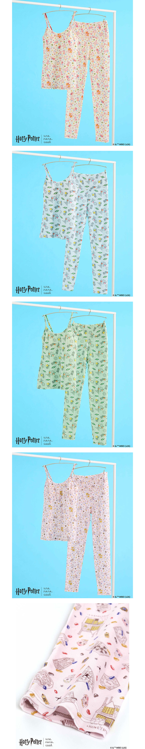 ハリー・ポッター × ウンナナクール Harry Potter ハラマキ付きレギンス ボトムス 足首丈 une nana cool
