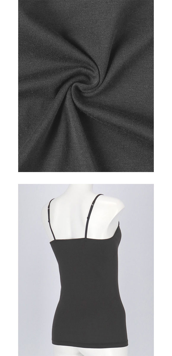 ウンナナクール une nana cool 綿混 夏向けニット キャミソール インナー