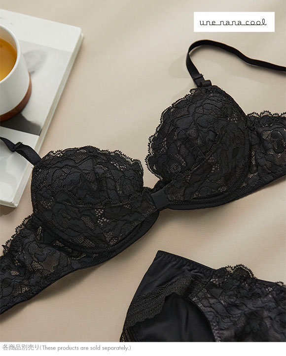 ウンナナクール リボンブラレース ショーツ une nana cool