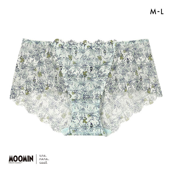 ウンナナクール MOOMIN × une nana cool 364 レース 総レースショーツ スタンダード ムーミン ショーツ