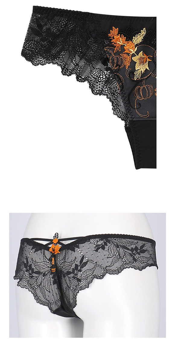 ウンナナクール une nana cool 魔女の猫 Tバックショーツ ソング バックレース 単品 ねこと魔女の世界を表現