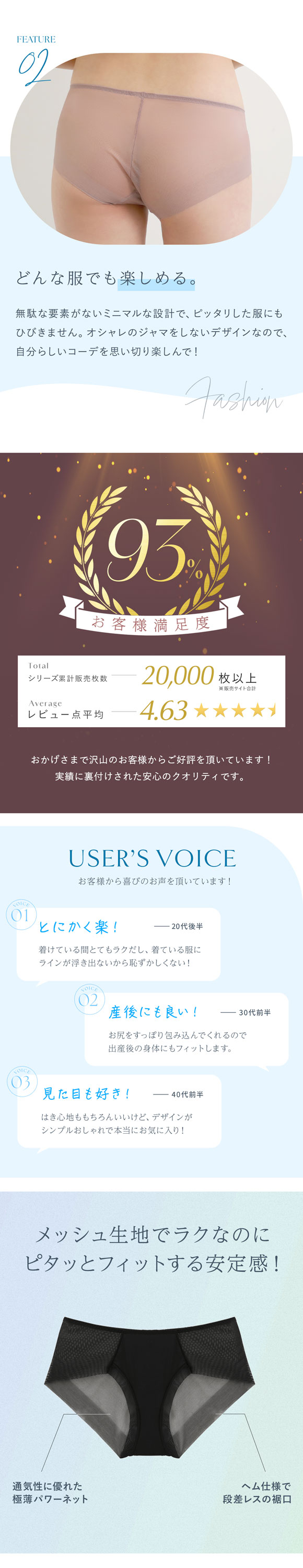 ショーツ スタンダード 大きいサイズ メッシュ MINIMALISTA 超極薄 M L LL 単品 ミニマリスタ