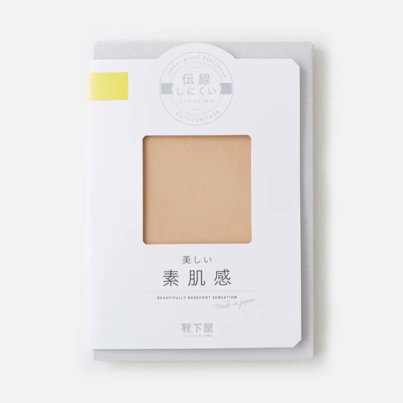 タビオ 【伝線しにくい】美しい素肌感ストッキング 定番 M-L L-LL レディース 日本製 Tabio