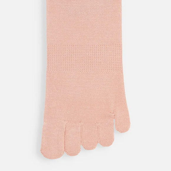 タビオ Tabio LEG LABO シルクの5本指ソックス 靴下 アンクル丈 シルク混 吸放湿 レディース 22.5-24.5cm 日本製