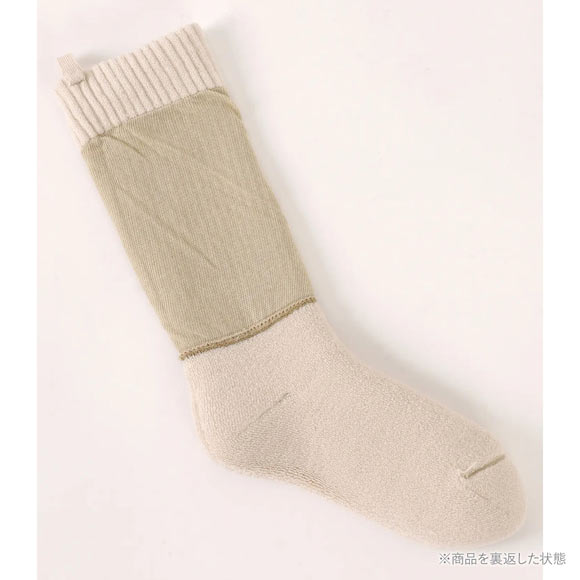 タビオ Tabio LEG LABO 光電子ラインパイルソックス 靴下 ぬくぬく温活 レディース 日本製