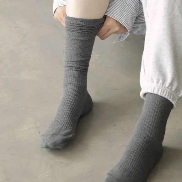タビオ Tabio LEG LABO 綿着圧ハイソックス 靴下 ぎゅぎゅっと脚ラク 強着圧 日本製