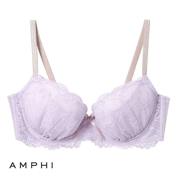 アンフィ AMPHI 脇スッキリ 寄せる機能のブラ ブラジャー 3/4カップ BCD BLH396 単品