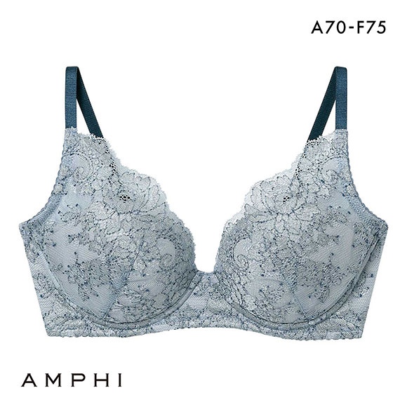 アンフィ ブラジェニック ぴたっとフィットタイプ ノンワイヤー ブラジャー ABCDEF AMPHI BRAGENIC BMI247 大きいサイズ