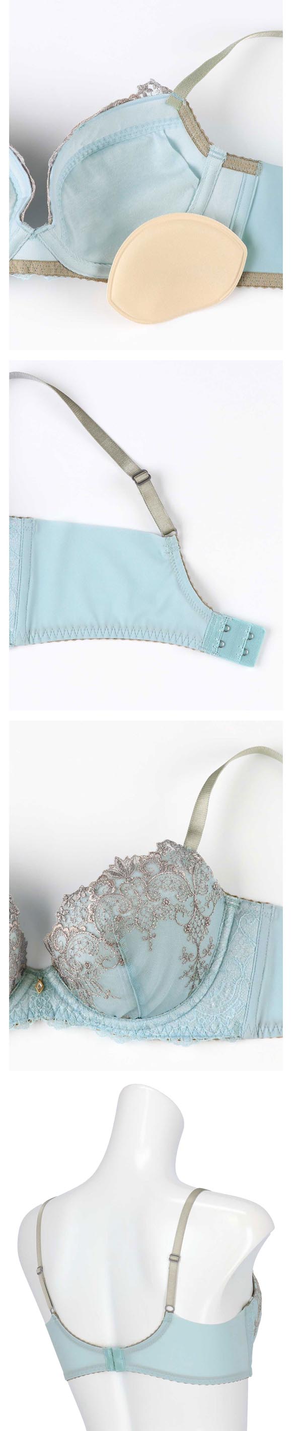 アンフィ スタイリストフォーユー ブラジャー 3/4カップ CDEF サイズ別設計 BOG313 AMPHI stylist 4U