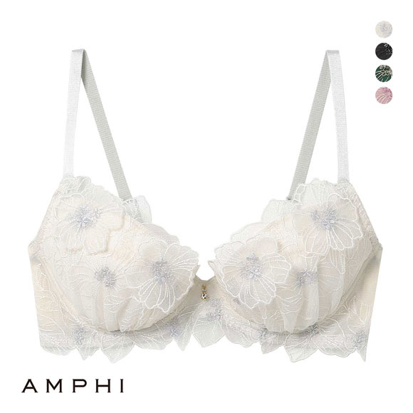 アンフィ グラマリッチ ブラジャー ボリュームUPタイプ グラマラス＆リッチな谷間メイク 3/4カップ BC AMPHI BYJ390 Glama-Rich