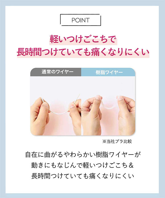 アンフィ ブラレット ブラジャー やさしくフィットする軽いつけごこち F AMPHI BYL300 大きいサイズ
