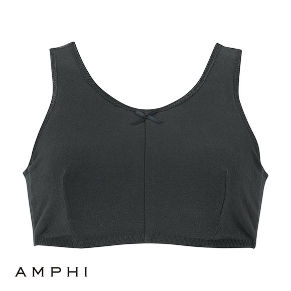 アンフィ ナイトアップブラ ノンワイヤー ブラジャー ナイトブラ ML 無地 AMPHI Night Up Bra