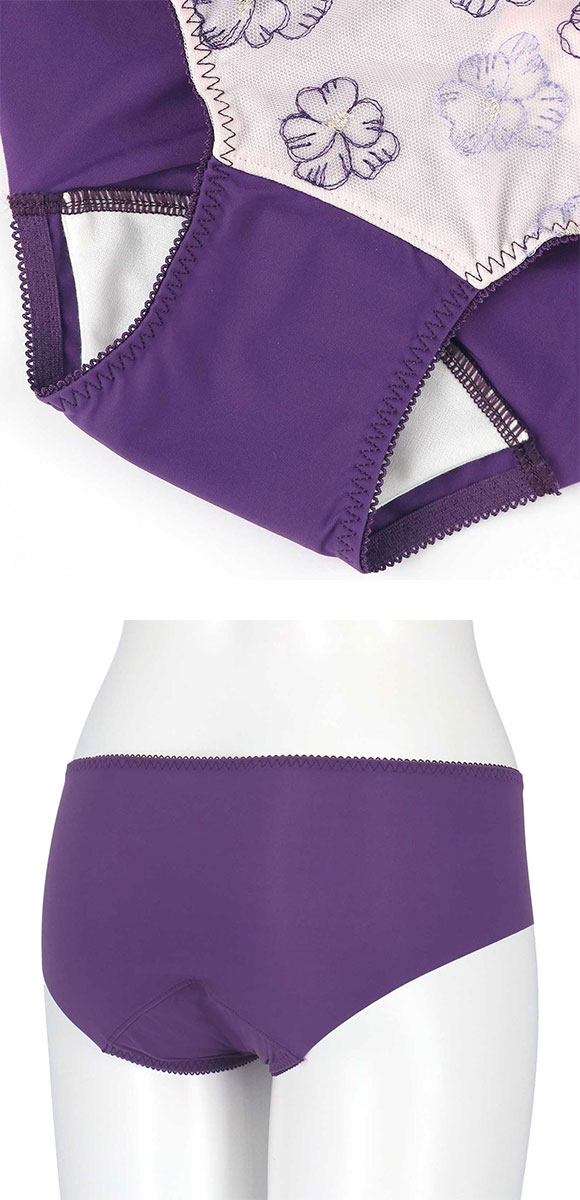 アンフィ AMPHI ブラジェニック BRAGENIC 脇高細見えタイプ ペア サニタリーショーツ 羽付きナプキン対応 BMI353シリーズ PMI053 ML 単品