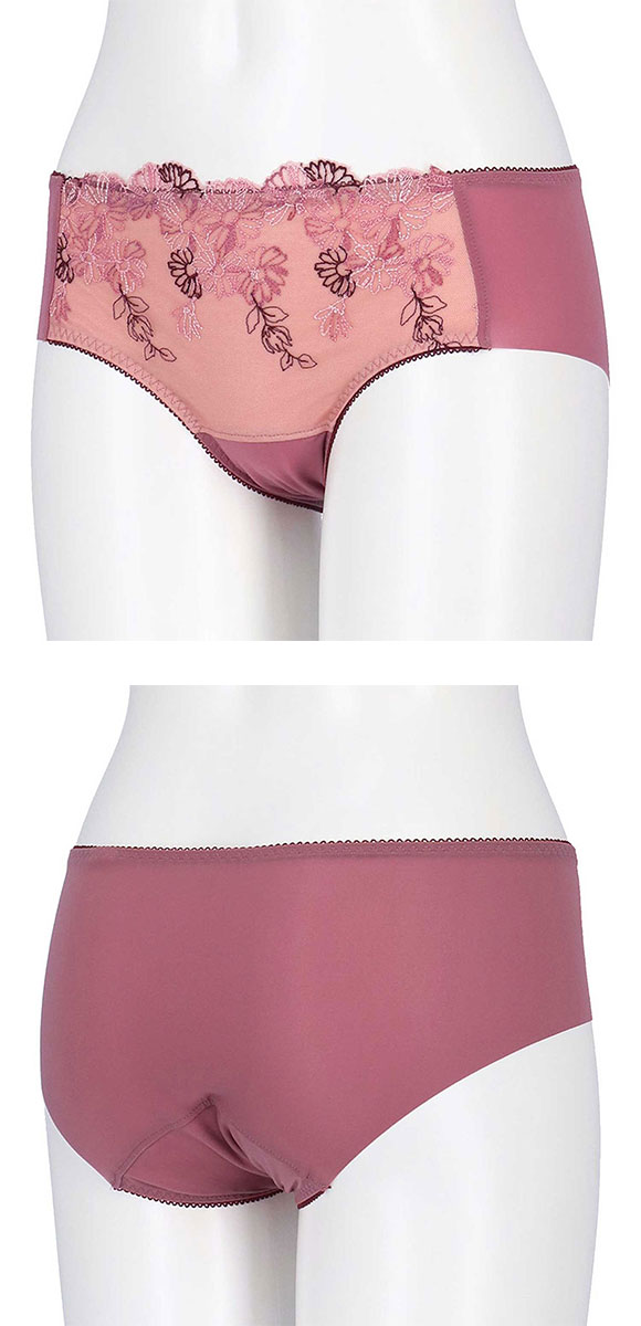 アンフィ AMPHI ブラジェニック BRAGENIC 脇高細見えタイプ ペア サニタリーショーツ 羽付きナプキン対応 BMI353シリーズ PMI053 ML