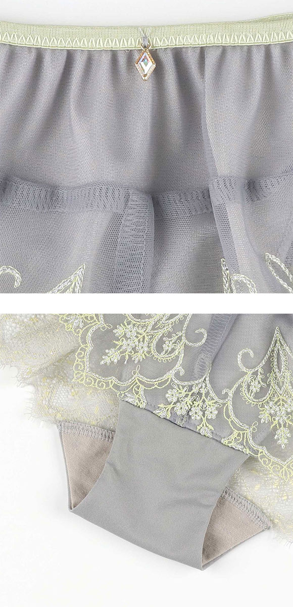 アンフィ ホールドデイブラ ペアショーツ バックレース ML BYJ301シリーズ AMPHI Hold Day Bra