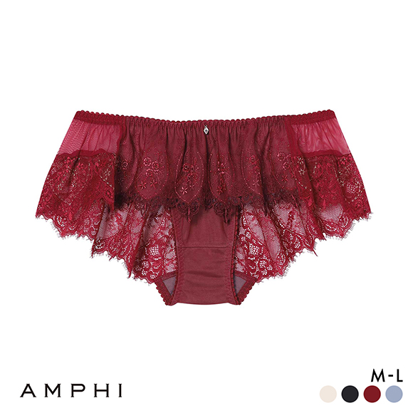 アンフィ グラマリッチ ペアショーツ バックレース PYJ206 BYJ306シリーズ AMPHI