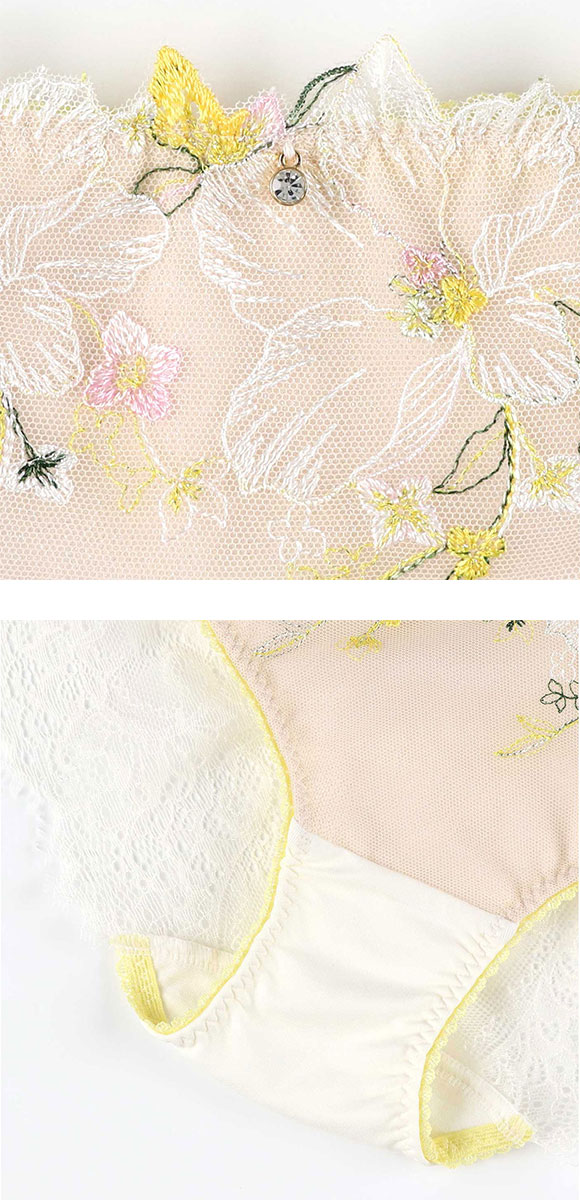 アンフィ グラマリッチ ペアショーツ ボーイレングス バックレース BYJ395シリーズ AMPHI