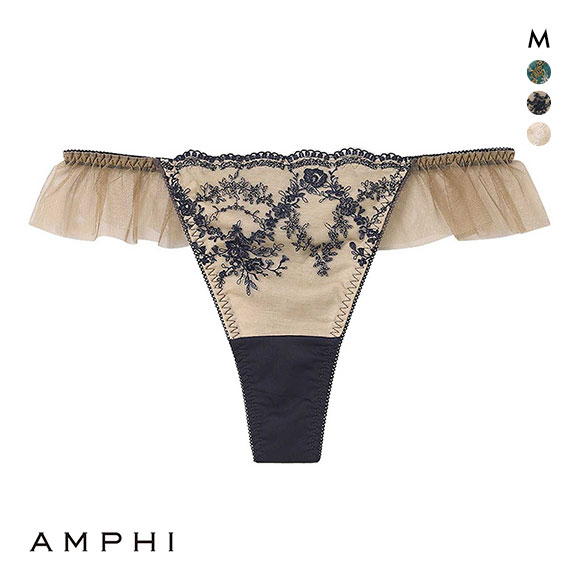 アンフィ AMPHI ブラッシュアップ ♯BRAsh UP ペアショーツ Tバック BYK307シリーズ PYK507 M