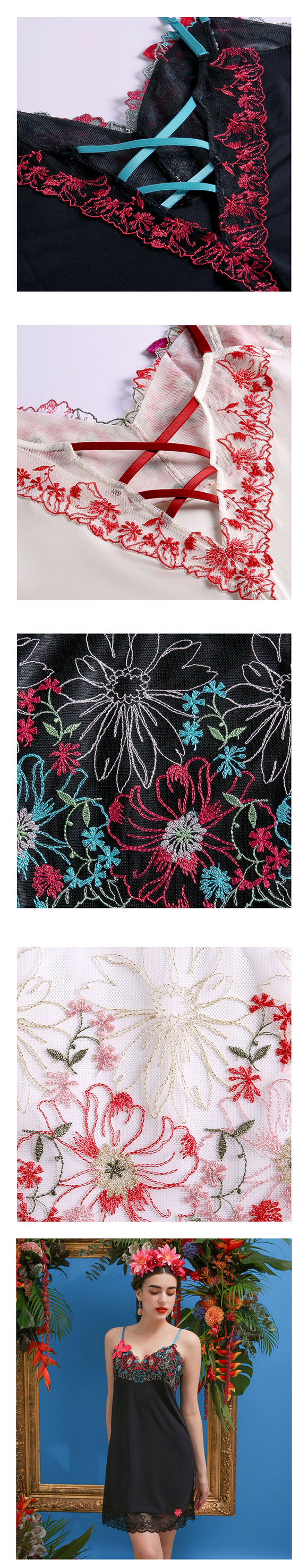 ARTE 002シリーズ スリップ ロングキャミソール M L ランジェリー