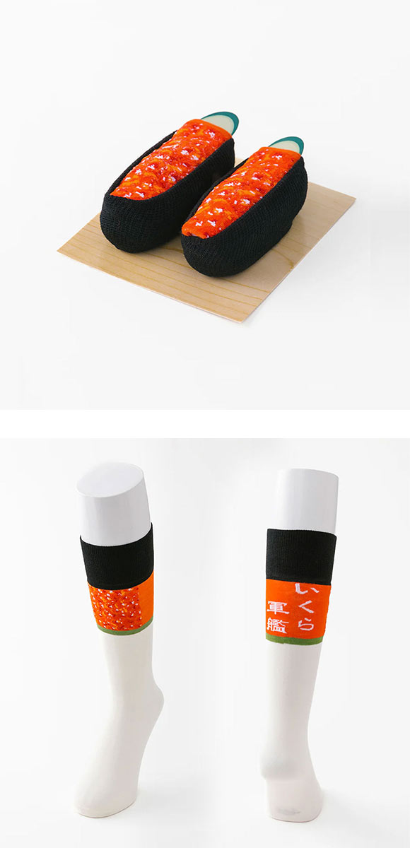 SUKENO 富山生まれの「履くお寿司」 寿司そっくす フリーサイズ ソックス 靴下 レディース メンズ 男女兼用
