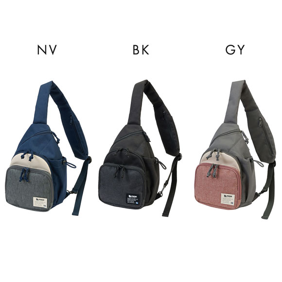 ボディバッグ 斜めがけバッグ moz モズ 10ポケット肩ひも長め軽量ボディバッグ モバイル収納 リフレクター付 nissen ニッセン