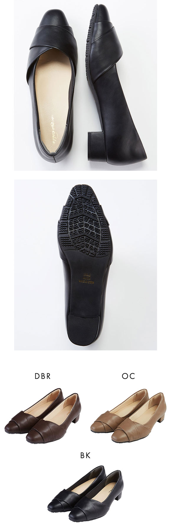 ゆったり幅広 痛いところにやさしい クロスターバンパンプス パッド入り ワイズ4E 痛くない 柔らかい 長時間 甲高 nissen ニッセン