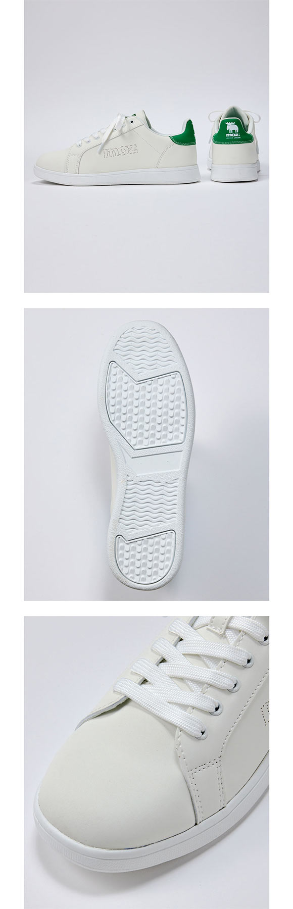 moz モズ ゆったり幅広 moz モズ 軽量レースアップコートスニーカー ワイズ4E nissen ニッセン