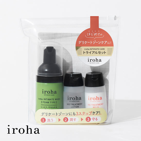 iroha インティメート トライアルセット デリケートゾーン用 日本製 女性用 フェムケア ミニセット