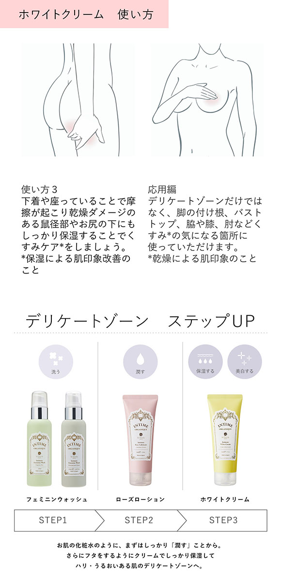 アンティーム トライアルキット INTIME ORGANIQUE デリケートゾーン用 日本製 女性用 フェムケア ミニセット