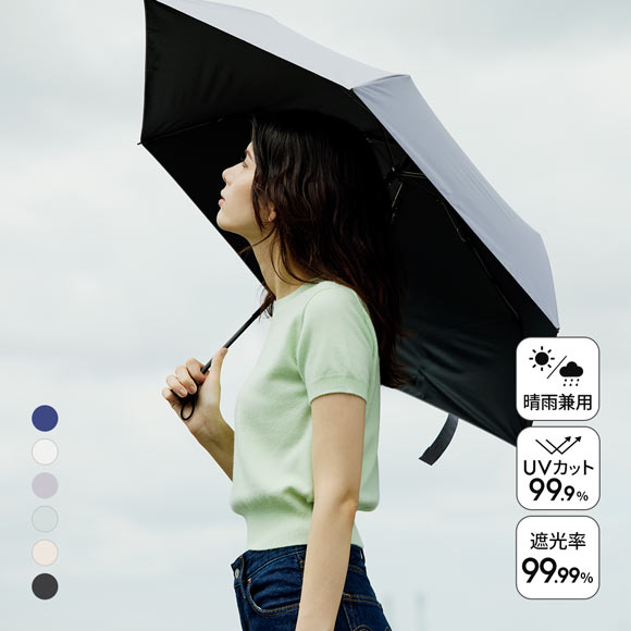 ウォーターフロント ZENTENKOU 折りたたみ傘 55cm  日傘 兼用 雨傘 晴雨両用 Waterfront