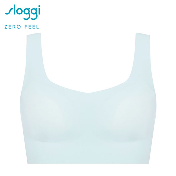トリンプ スロギー ゼロフィール sloggi ZERO FEEL TOP ブラジャー ノンワイヤー ハーフトップ シームレス SML 吸水速乾 Triumph