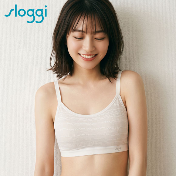 トリンプ スロギー フリーオールラウンド sloggi FREE AR Lace ハーフトップ ノンワイヤー LL-3L ワンサイズ 大きいサイズ Triumph