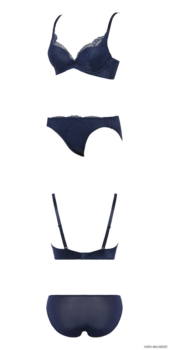 アモスタイル 夢みるブラ AMST1150 デイジーレース DeepV ブラセット ブラジャー ショーツ セット ABCD AMOSTYLE