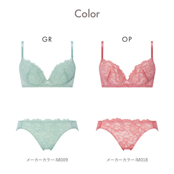 アモスタイル AMST520 レイシーブルーム ブラセット ブラジャー ショーツ セット EF 大きいサイズ AMOSTYLE